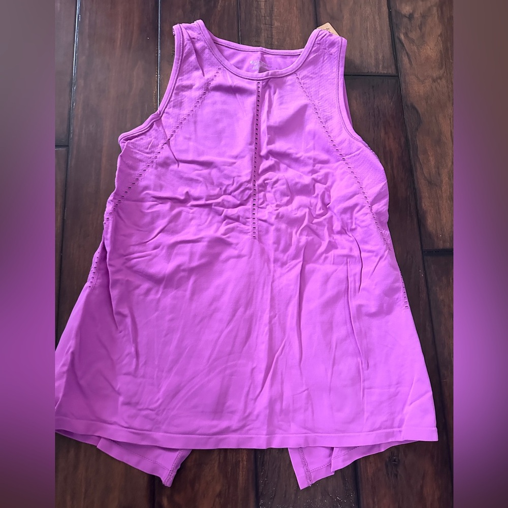 Athleta pink/purple tank top size small
